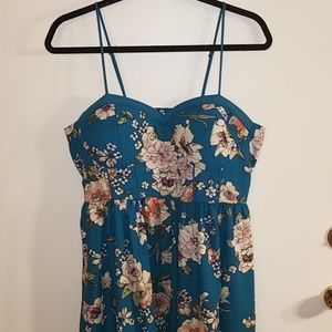Floral Spaghetti Strap Dress